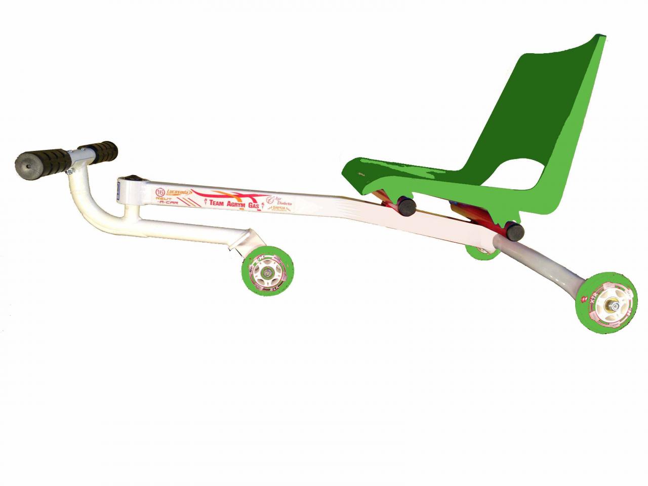 Swingroller Monotube Version Pied color Green