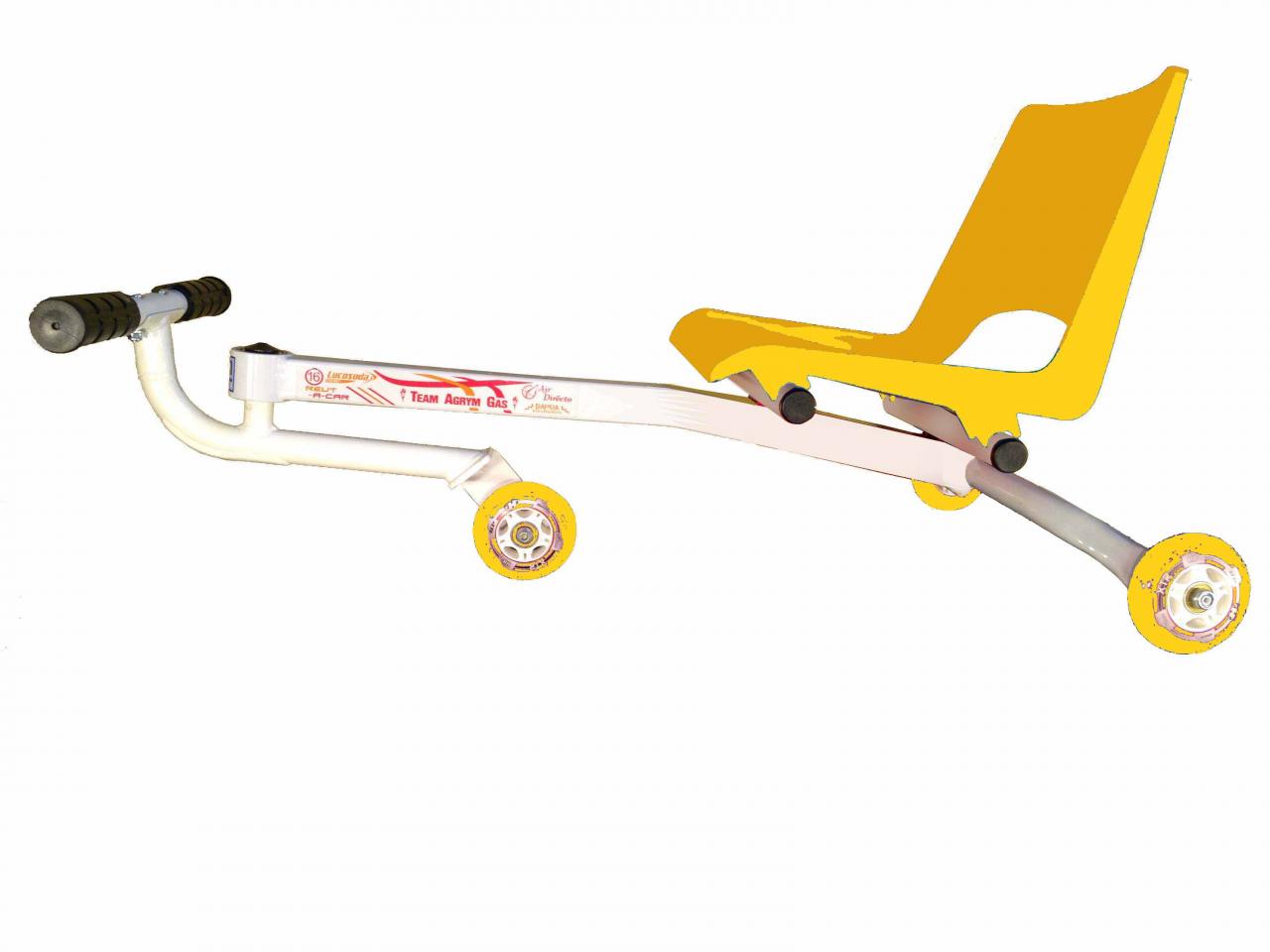 Swingroller Monotube Version Pied color yellow